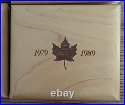 1989 $5 PROOF Silver Maple Leaf Coin