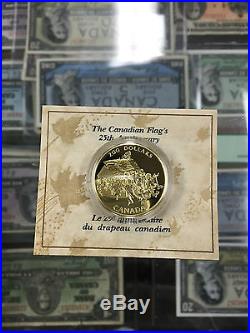 1990 $200 Canada 22k Gold Coin First $200 issued, Canada's Flag Silver Jubilee