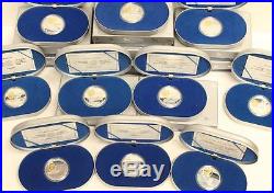 1990-94 Canada $20 Aviation Complete Series 1 10x Silver Proof Coin Set wBox COA