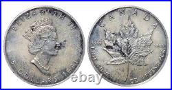 1991 Elizabeth II Canada Coin Silver Coinage Rare 5 dollars KM# 187 #CAN2523