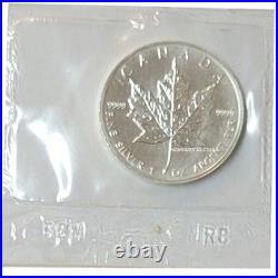 1992 Canada 5$ 1oz. 9999 Maple Leaf Fine Silver Coin