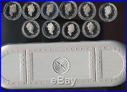 1995 1999 Silver $20 Powered Flight in Canada Aviation Series -10 Coin Set -Avi2