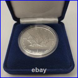 1995 Canada Maple Leaf $5 Coin 9999 Fine Silver 1 Oz Bullion