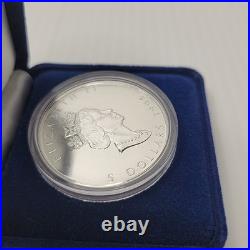 1995 Canada Maple Leaf $5 Coin 9999 Fine Silver 1 Oz Bullion