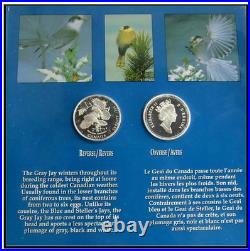 1995 Canada on the Wing Silver 50 Cent 4-Coin Set 37.2 grams