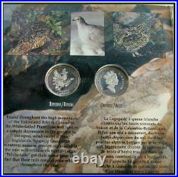 1995 Canada on the Wing Silver 50 Cent 4-Coin Set 37.2 grams