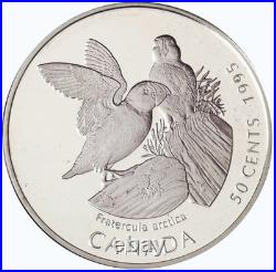 1995 Canada on the Wing Silver 50 Cent 4-Coin Set 37.2 grams