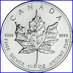 1996 Silver Maple Leaf Canada Canadian 1 oz Gorgeous coin, VERY RARE YEAR