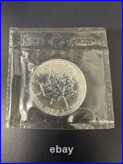 1997 Canada 1 oz Silver Maple Leaf BU Sealed Original Holder Low Mintage