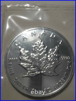 1997 Canada Silver Maple Leaf Key date Coin the Lowest Mintage of SMLs