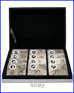 1998/2000 Canada 50 Cents Sterling Silver History of Sports in Canada Coin Set