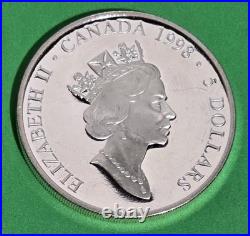 1998 Canada $5.00 And China 10Yuan 2x1oz. 9999 Coin Set Dr Norman Bethune
