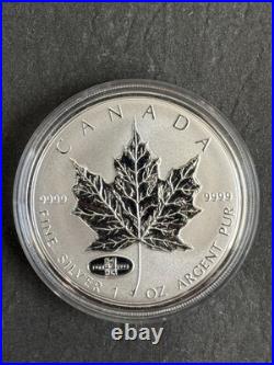 1998 Canada $5 1oz RCM 90th Anniv. Privy Silver Maple Leaf Bullion coin