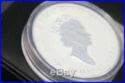 1998 Royal Canadian Mint $50 Silver 10oz 10th Anniversary Coin