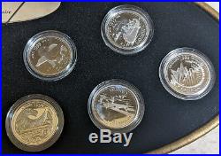 1999 Canada Millennium 12 Coin Sterling Silver Set. 925 Fine OGP COA
