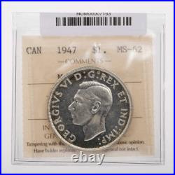 $1 1947 Maple Leaf ICCS MS-62