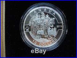 1/2 oz Fine Silver Coins O Canada 12-Coin Subscription Set 2013 with WOODEN BOX