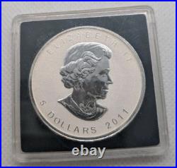 1 oz 2011 Fabulous 15 Privy Mark F15 Silver Maple Leaf CANADA $5 HARD TO GET