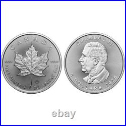 1 oz 2026 Maple Leaf 0.999 Fine Silver Coin BU Royal Canadian Mint
