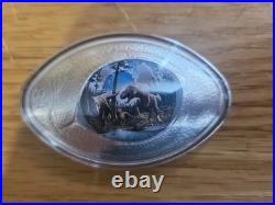 1 oz silver coin Royal Canadian Mint T-Rex eye