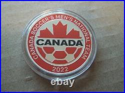 1oz Canada Soccer Men's National Team Pure Silver Coin