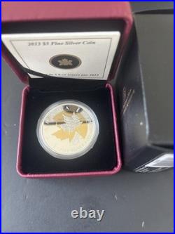 1oz Silver Coin-25th Anniversary of the Silver Maple Leaf Mintage10000 (2013)