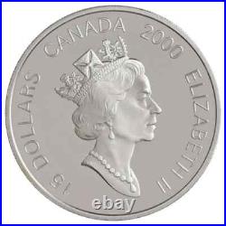 2000 Canada $15 Year of the Dragon Sterling Silver Coin Royal Canadian Mint