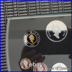 2001 Canada 8 Coin Proof Set With Special Edition Silver Dollar #coinsofcanada 2001 Canada 8 Coin Proof Set With Special Edition Silver Dollar #coinsofcanada