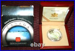 2003 CANADA $20 NATURAL WONDERS NIAGARA FALLS 1OZ. 999 SILVER COIN WithHOLOGRAM