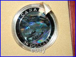 2003 CANADA $20 NATURAL WONDERS NIAGARA FALLS 1OZ. 999 SILVER COIN WithHOLOGRAM