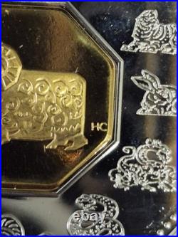 2003 Canada $15 Chinese Lunar Calendar Year of the Ram Sterling silver coin