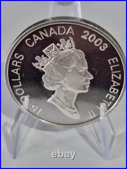 2003 Canada $15 Chinese Lunar Calendar Year of the Ram Sterling silver coin