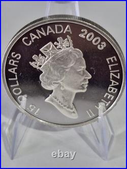 2003 Canada $15 Chinese Lunar Calendar Year of the Ram Sterling silver coin