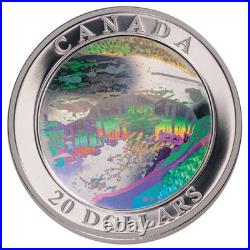 2003 Canada Natural Wonders Niagara Falls Holographic Fine Silver Coin