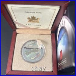 2003 Canada Natural Wonders Niagara Falls Holographic Fine Silver Coin