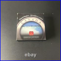 2003 Canada Natural Wonders Niagara Falls Holographic Fine Silver Coin
