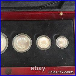 2003 Canada Silver Maple Leaf Hologram 5 Coin Pure Silver Set #coinsofcanada