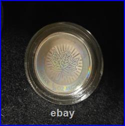 2003 Fractional Silver Maple Leaf Hologram Set 1oz 1/2oz 1/4oz 1/10oz 1/20oz