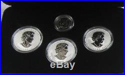 2004 & 2005 Canada Silver Maple Legacy of Liberty WW II Commemorative 4 Coin Set