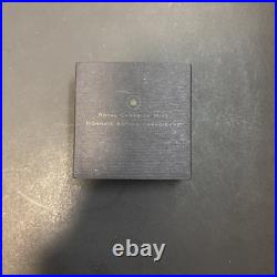 2004 $5 Coloured Maple Leaf Winter Pure Silver Coin