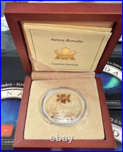 2004 Aurora Borealis Northern Lights $20 1 oz of Silver One Coin
