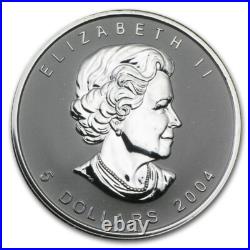 2004 CANADA $5 SAGITTARIUS Privy Silver Maple Leaf 1oz. 9999 Silver Coin & COA