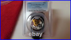 2004 Canada S50C Cents Silver Gilt Sulphur Butterfly PCGS PR PF 69 Ultra Cameo