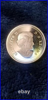 2004 Canada Silver Dollar Coin First French Settlement Canada Mint Beauty Idbbn4