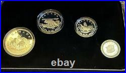 2004 Canadian Fine Silver Coin Set Arctic Fox (1241)
