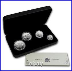 2004 coin, Canada coin, Arctic Fox. 9999 Silver 4-coin Fractional Set (1)