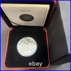 2005 $20 Canada Diamond Natural Wonders Silver Holographic Coin. 9999 31.39g