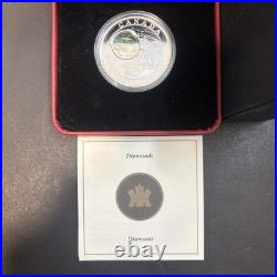 2005 $20 Canada Diamond Natural Wonders Silver Holographic Coin. 9999 31.39g