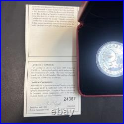 2005 $20 Canada Diamond Natural Wonders Silver Holographic Coin. 9999 31.39g