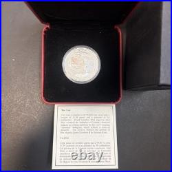 2005 $20 Canada Diamond Natural Wonders Silver Holographic Coin. 9999 31.39g